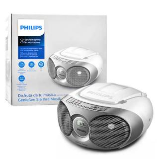 RADIOODTWARZACZ PHILIPS BUMBOX CD  SREBRNY AZ215S/12