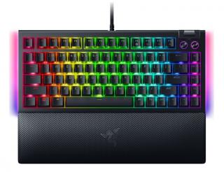 Razer BlackWidow V4 75% - Keyboard - backlit - USB-C - US - key switch: Razer Orange Gen-3 RZ03-05000400-R3E1 Klawiatura