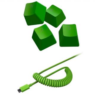 Razer - Keycap set - razer green - with matching coiled cable RC21-01490700-R3M1 Zestaw modernizacyjny