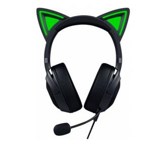 Razer Kraken Kitty V2 - Headset - full size - wired - USB-A - noise isolating - black RZ04-04730100-R3M1 Zestaw słuchawkowy