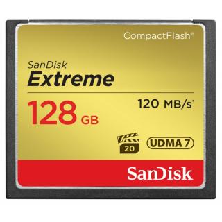 SANDISK SDCFXSB-128G-G46 KARTA SANDISK EXTREME CF 128 GB 120/85MB/s