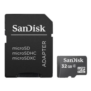 SANDISK SDSDQM-032G-B35A KARTA SANDISK microSDHC 32 GB Z ADAPTEREM SD