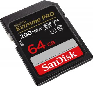 SANDISK SDSDXXU-064G-GN4IN KARTA SANDISK EXTREME PRO SDXC 64GB 200/90 MB/s C10 V30 UHS-I U3