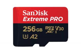 SANDISK SDSQXCD-256G-GN6MA KARTA SANDISK EXTREME PRO microSDXC 256GB 200/140 MB/s A2 C10 V30 UHS-I U3