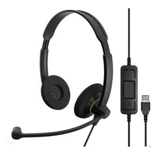 Sennheiser EPOS SC 60 USB ML Zestaw nagłowny przewodowy na dwoje uszu