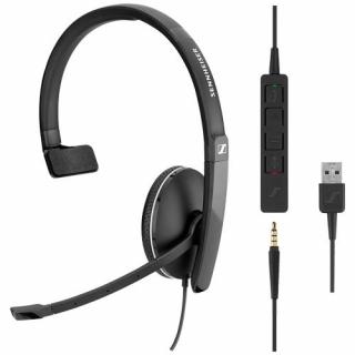 Sennheiser SC 135 USB Zestaw nagłowny przewodowy na jedno ucho