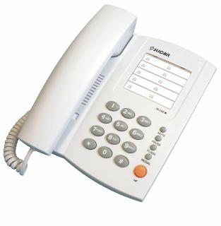 Slican XL-209 kolor biały/szary Telefon przewodowy