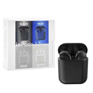 SŁUCHAWKI BLUETOOTH TWS INPODS TRUSTY BLACK