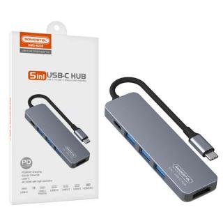 SOMOSTEL SMS-BZ08 ADAPTER HOST USB PD 60W 1XTYP-C 2XUSB 2.0 1XUSB 3.0 1xHDMI DEX HUB