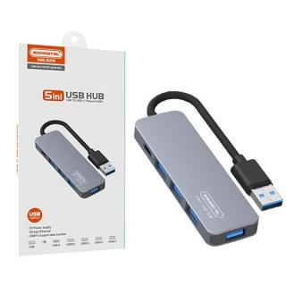 SOMOSTEL SMS-BZ09 ADAPTER HOST USB-C PD 60W 1XTYP-C 1XUSB 3.0 3XUSB 2.0