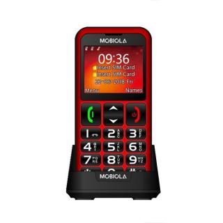 TELEFON GSM MOBIOLA  MB700 2G TELEFON DLA SENIORA CZERWONY