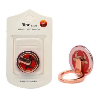 UCHWYT TELEFONU STOJAK GOLD UNIWERSALNY VEGA RING HOLDER RED