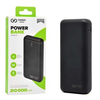 VIGGO PREMIUM 20000 mAh USB-C CZARNY Powerbank