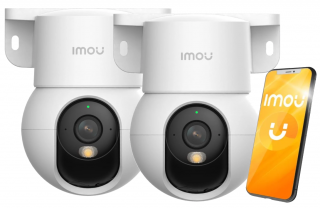 2 Obrotowe Kamery IP WiFi Imou Ranger Mini 5Mpx Alarm Mikrofon Zewnętrzne