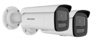 2x Kamera IP Hikvision 2Mpx DS-2CD2T23G2-4LI 2.8mm IR80 PoE AcuSense Tubowa