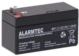 Akumulator AGM ALARMTEC serii BP 12V 1,2Ah do Zabawek Oświetlenia Kas UPS