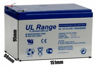 Akumulator AGM ULTRACELL UL 12V 12AH "żelowy"