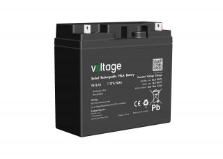 Akumulator AGM Voltage 12V 18Ah VE12-18 bezobsługowy do alarmów monitoringu