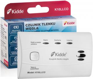 Czujnik czadu Tlenku węgla Detektor CO Bezprzewodowy Kidde K10LLCO 10 lat