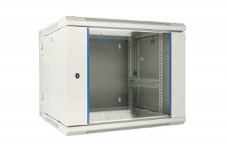 Extralink 12U 600x600 AZH Szara | Szafa rack | montowana na ścianie, dwusekcyjna