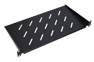 Extralink 1U 250mm Czarna | Półka | 19", do szaf wiszących