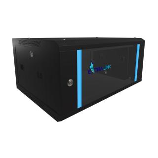 Extralink 4U 600x450 Czarna | Szafa rack | montowana na ścianie