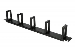 Extralink | Organizer kabli | 1U z plastikowymi uchwytami