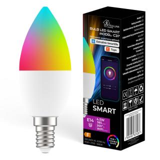 Extralink Smartlife | Żarówka LED | E14 C37 2700-6500K WiFi 220-240V