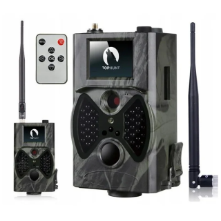 Fotopułapka Kamera leśna HC300M GSM Full HD 1080p 12Mpx IR Pilot Myśliwska