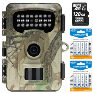 Fotopułapka Kamera leśna Redleaf RF06 Myśliwska 4K 48MP IR 128GB 8x AA