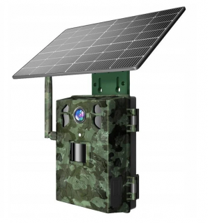 Fotopułapka Kamera leśna Tophunt H6 Green GSM LTE 4G 14MP IR Solarna