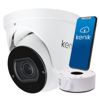 Kamera 4w1 Kenik 2Mpx KG-L116HD-V2 2.8-12mm IR40 Kopułkowa + Adapter