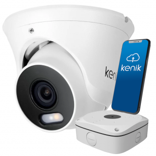 Kamera 4w1 Kenik KG-D20HD-ILC-W 2Mpx 2.8mm Kopułkowa Zewnętrzna + Adapter