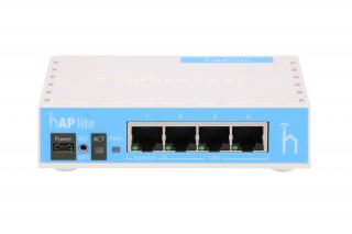 MikroTik hAP lite | Router WiFi | RB941-2nD, 2,4GHz, 4x RJ45 100Mb/s