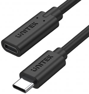 Przedłużacz Unitek C14086BK USB-C 10Gbps 4K PD 100W 50cm