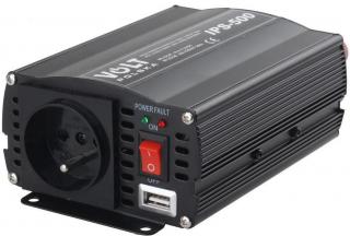 Przetwornica napięcia Volt Polska IPS-500 12V / 230V 350/500 W Samochodowa