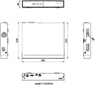 Rejestrator IP Hikvision DS-7104NI-Q1/M (D) 4 Kanałowy do kamer IP 6Mpx