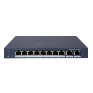 Switch PoE HIKVISION DS-3E1510P-EI(O-STD) 8xPoE 2xRJ45 Gigabit Watchdog