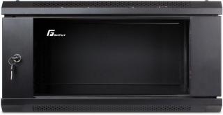 Szafa Rack Getfort ECO v2 19" 4U 600X450 Wisząca Serwerowa Szklane drzwi