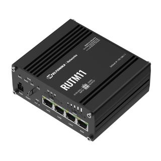 Teltonika RUTM11 | Przemysłowy router 4G LTE | Cat 6, 4x GbE, GNSS, Wi-Fi 5, Dual SIM