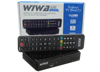 Tuner DVB-T2 Dekoder TV Naziemnej WIWA H.265 LITE