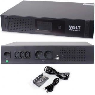 UPS Zasilacz Awaryjny VOLT POLSKA RACKUPS 1200VA 720W Akumulator AGM 2x 7Ah