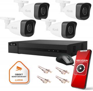 Zestaw monitoringu Hilook 4 kamer IP IPCAM-B5
