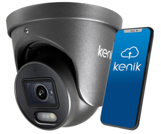 Zewnętrzna Kamera IP Kenik KG-530DPA-L-G 5Mpx IR30 Mikrofon PoE Kopułkowa