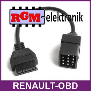 KABEL ADAPTER Przejściówka Renault 12 PIN - OBD2