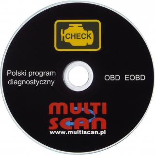 Polski program diagnostyczny OBD, OBD2, EOBD. Odczyt, kasowanie kodów, parametry bieżące itp.WERSJA ELEKTRONICZNA