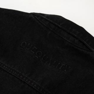 QueQuality Jeans Jacket Black