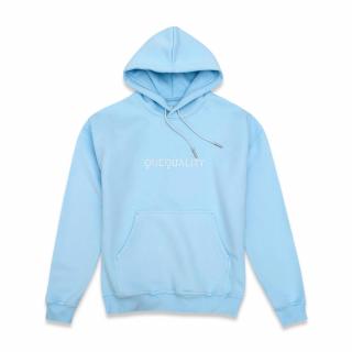 QueQuality Legendary crystals hoodie baby blue