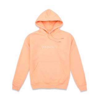 QueQuality Legendary crystals hoodie peach pink