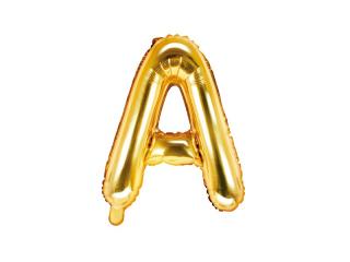 Balon foliowy Litera ""A"", 35cm, złoty